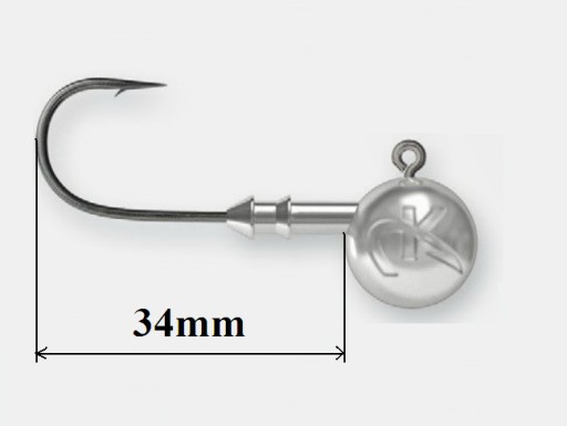 Główka Jigowa Kamatsu hak nr 3/0-12g
