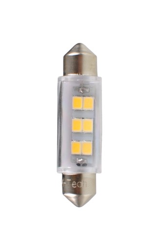 C5W 41 мм 6xSMD2835 белая светодиодная лампа