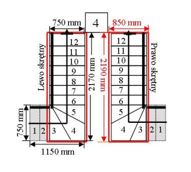 Лестница ДУДА, модель Maxima 03 L-90, 12 элементов