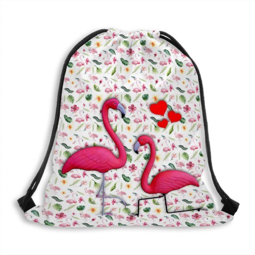 РЮКЗАК СУМКА ANIMALS W-C-09 FLAMINGOS LOVE