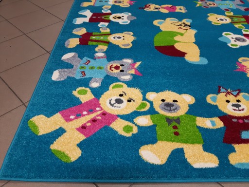 Dywan FUNKY TOP 133x180 ROB szmaragd miś w misie