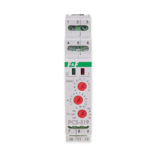 РЕЛЕ ВРЕМЕНИ F&F 2P 8A 24V DC PCS-519DUO