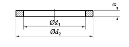 10х14х1 Шайба медная DIN 7603A 10 шт.