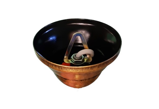 Żyrandol 5 Lampa piątka oprawa Duży liść Czarny
