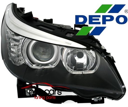 ЛАМПЫ ФАР BMW 5 E60 E61 LED ANGEL EYES LIFT