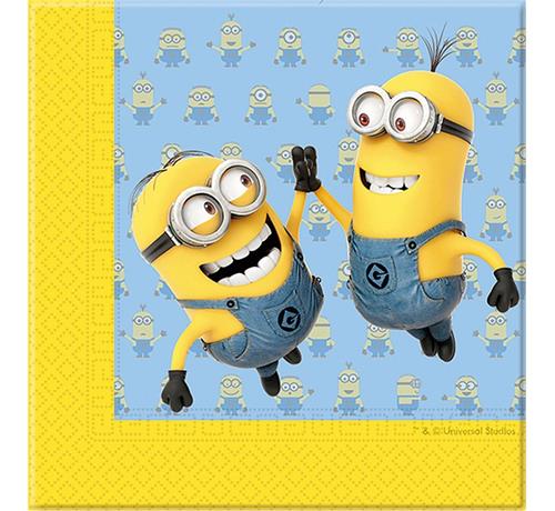 Салфетки бумажные MINIONS BIRTHDAY для детей