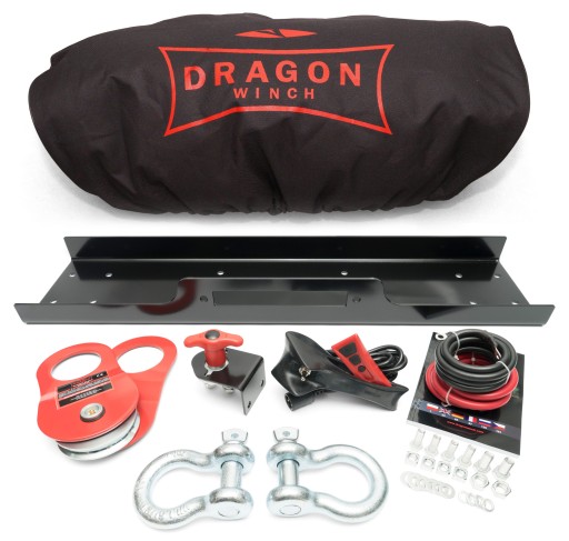 8.2T DRAGON WINCH 24V ELECTRIC CABLE WINCH для автоэвакуатора