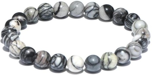 Каменный браслет jaspis Zebra Beads 8 мм
