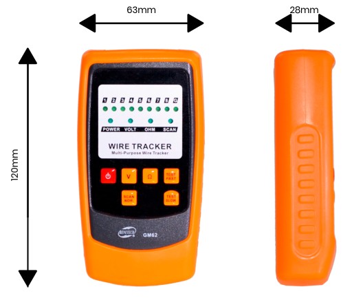 Поиск кабельных пар, сетевой тестер, кабельный локатор, измеритель RJ45, RJ11