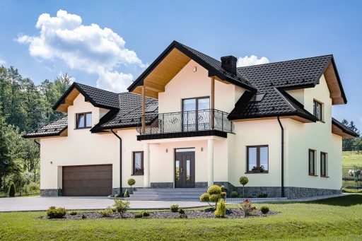 ГЕРМАНИЯ металлочерепица Blachotrapezium, 2 модуля, половинная