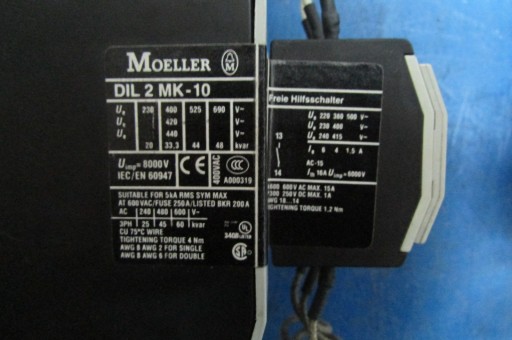 Контактор MOELLER DIL 2MK-10, катушка 230В