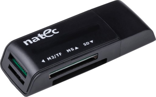 NATEC MINI ANT 3 ЧЕРНЫЙ SDHC, MMC, M2, MICROSD