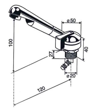 излив смесителя REICH KERAMIK MONO CAMERA смеситель