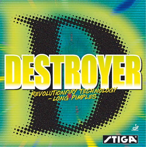 STIGA DESTROYER облицовка быком без грунтовки, красный