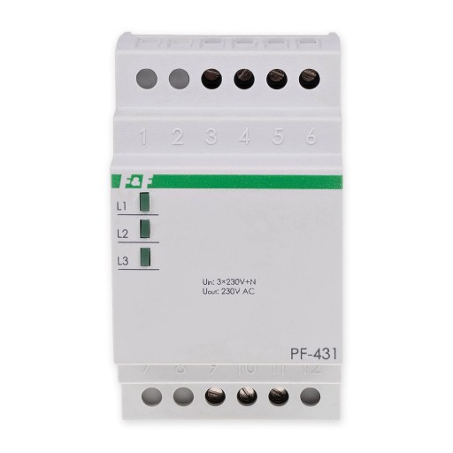 F&F AUTOMATYCZNY PRZEŁĄCZNIK FAZ 3F PF-431