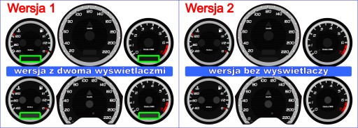 Mercedes W202 C klasa 93-00 Tarcze INDIGLO wzór 1