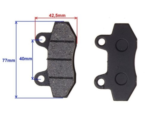 ТОРМОЗНЫЕ КОЛОДКИ CROSS 4T 110 125 ЗАДНИЕ ЗАДНИЕ