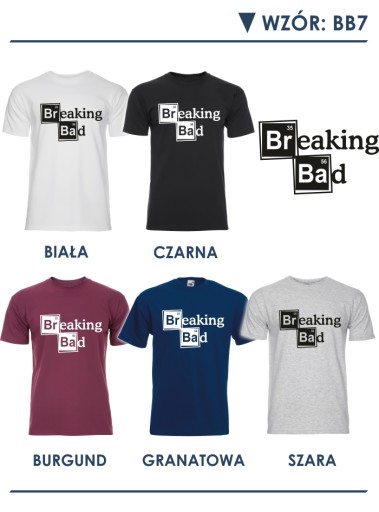 KOSZULKA T-SHIRT BREAKING BAD HEISENBERG PINKMAN S