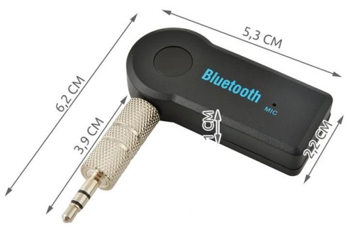 TRANSMITER ADAPTER BLUETOOTH AUX GŁOŚNOMÓWIĄCY HIT