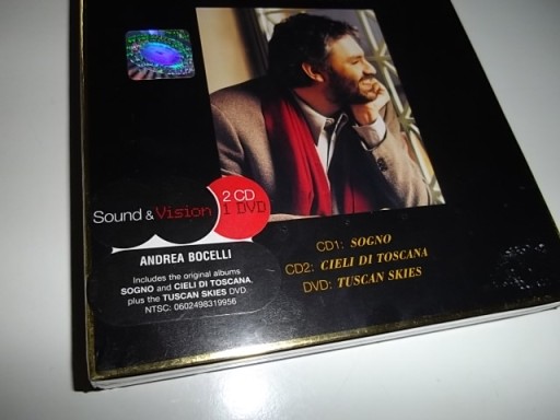 АНДРЕА БОЧЕЛЛИ SOUND & VISION - 2 CD + DVD