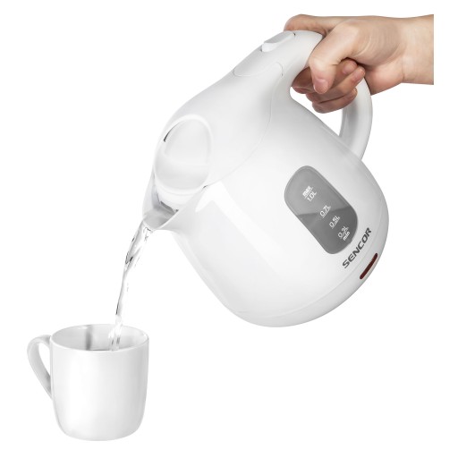 Электрический чайник Sencor SWK 1010WH, маленький, 1 литр