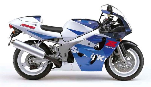 НАКЛЕЙКИ SUZUKI GSX-R-600 SRAD 1998 ГРАФИКА