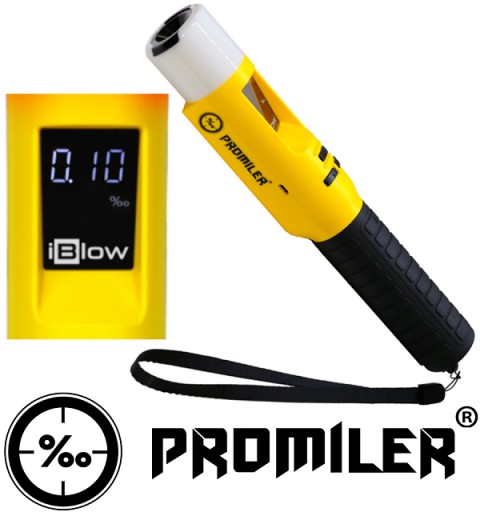 Алкотестер ПОЛИЦИЯ iBlow PREMIUM LCD - без рта