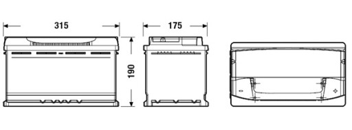 АККУМУЛЯТОР VARTA SILVER DYNAMIC 85 Ач, 800 А, F19