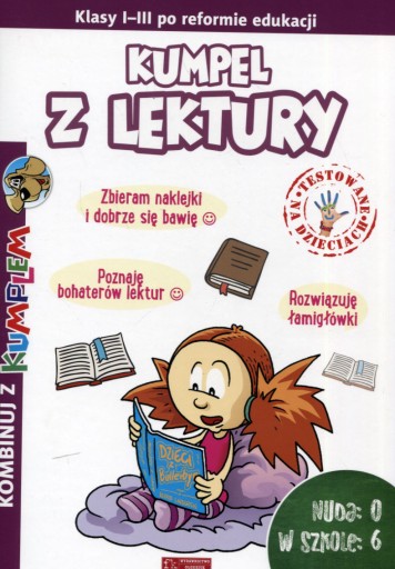 Kombinuj z kumplem. Kumpel z lektury. Klasy 1-3 praca zbiorowa miękka Sp.