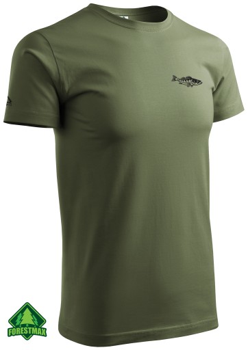 WĘDKARSKI T-SHIRT FORESTMAX KHAKI wz. SANDACZ XXL