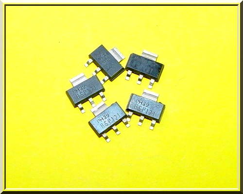 [50 шт.] BSP121 SMD N-MOSFET 350 мА 200 В RDS = 4,5 Ом