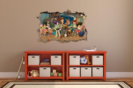 НАСТЕННЫЕ НАКЛЕЙКИ Отверстие TOY STORY 18 100x65 см