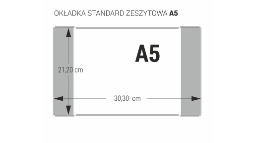 Обложка для блокнота А5 ПВХ Неоново-оранжевая (10 шт.)