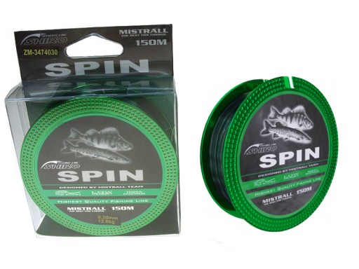 SPINNINGOWA ŻYŁKA MISTRALL SHIRO SPIN 0,16mm /150m