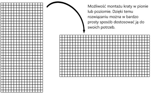 KRATA NA ZAWIESZKI SKLEPOWA SREBRNA 155x55cm d1