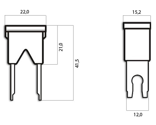 Предохранитель JapVal Male 30A