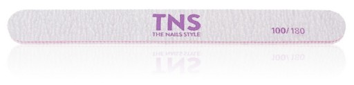 PILNIK TNS PROSTY DO PAZNOKCI ŻELI 5szt 100/180