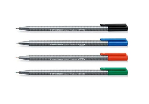 STAEDTLER TRIPLUS FINELINER, ЧЕРНЫЙ