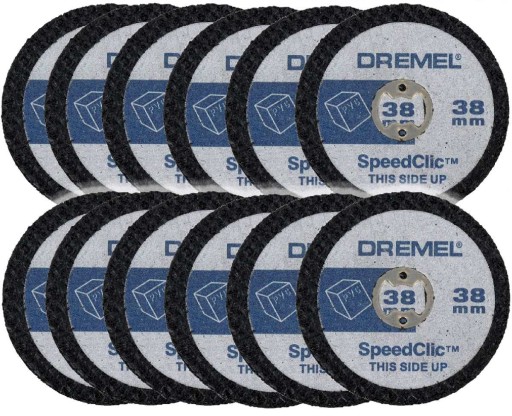 12 ПЛАСТИКОВЫХ ДИСКОВ 38 мм SC476 EZ SpeedClic DREMEL