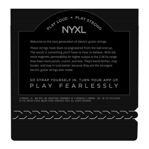 СТРУНЫ ДЛЯ ЭЛЕКТРИЧЕСКОЙ ГИТАРЫ D'ADDARIO NYXL 9-42