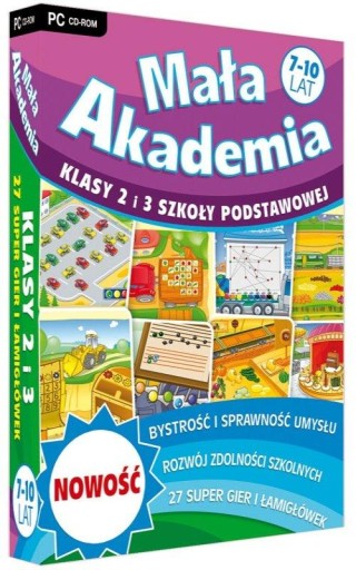 Mała Akademia. Klasy 2 i 3 szkoły podstawowej. PC