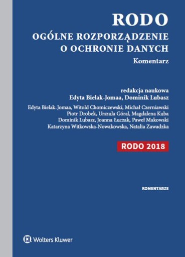 RODO Ogólne rozporządzenie o ochronie danych twarda oprawa stan DB