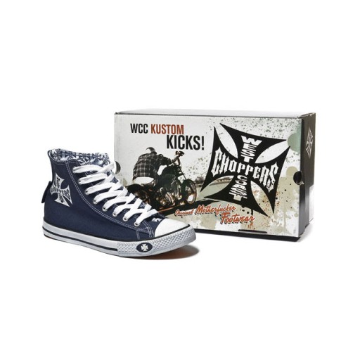 Buty motocyklowe trampki West Coast WCC navy 40