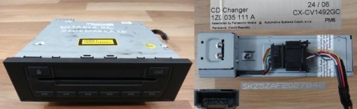 SKODA OCTAVIA II 06 R ZMIENIARKA CD CHANGER