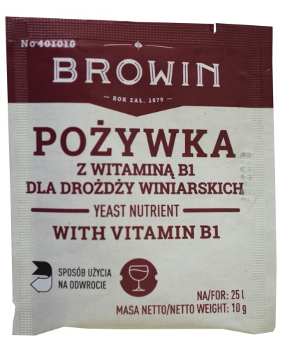 POŻYWKA winiarska BROWIN Z WITAMINĄ B