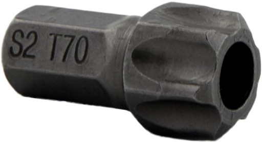 BIT KOŃCÓWKA TORX T70 x30mm 10mm Z OTWOREM S2