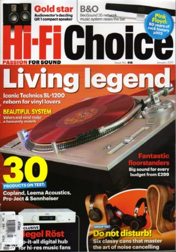 HI FI CHOICE 1/2017 UK