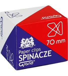 Spinacze biurowe krzyżowe Grand 70mm 12 sztuk