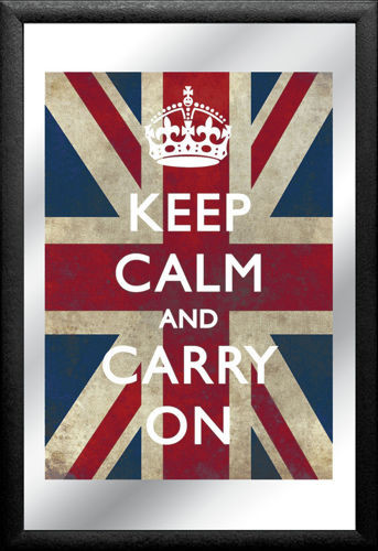 KEEP CALM Lustro barowe 20X30