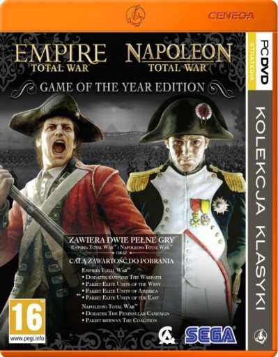 Napoleon Total War + Empire Total War -- PL - NOWA